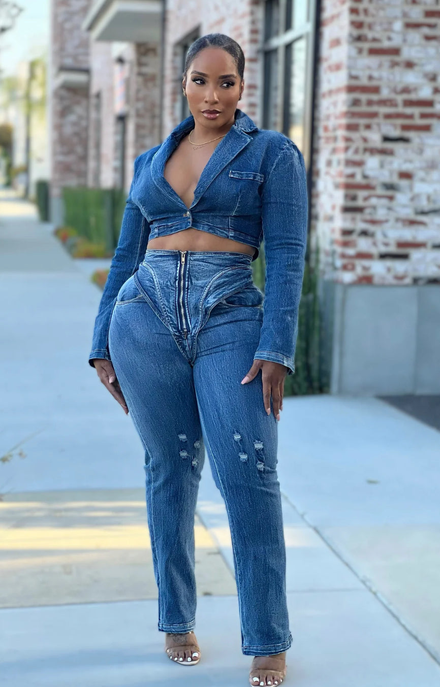 Denim Jean Set
