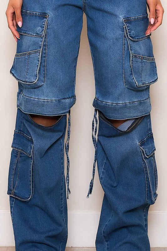 Cargo Denim Shorts / Jeans