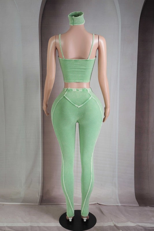 Mint Contour Tank & Legging Set
