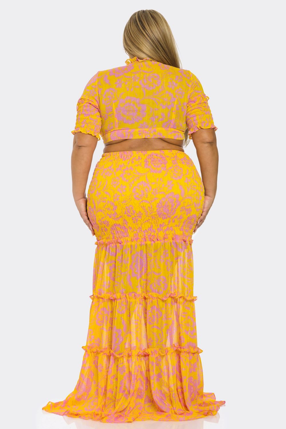 Curvy 2 PC Skirt Set