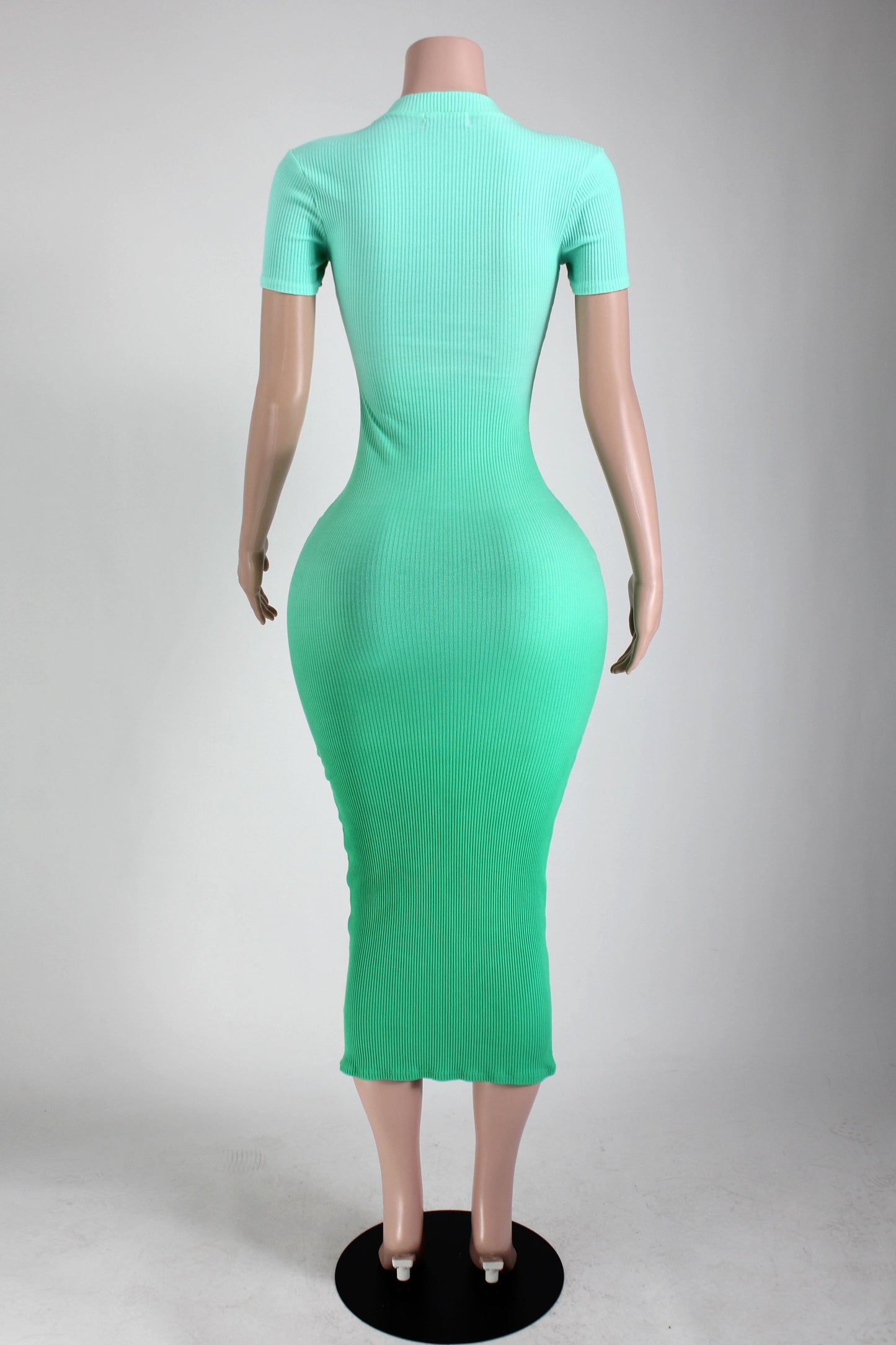 GREEN BODYCON DRESS