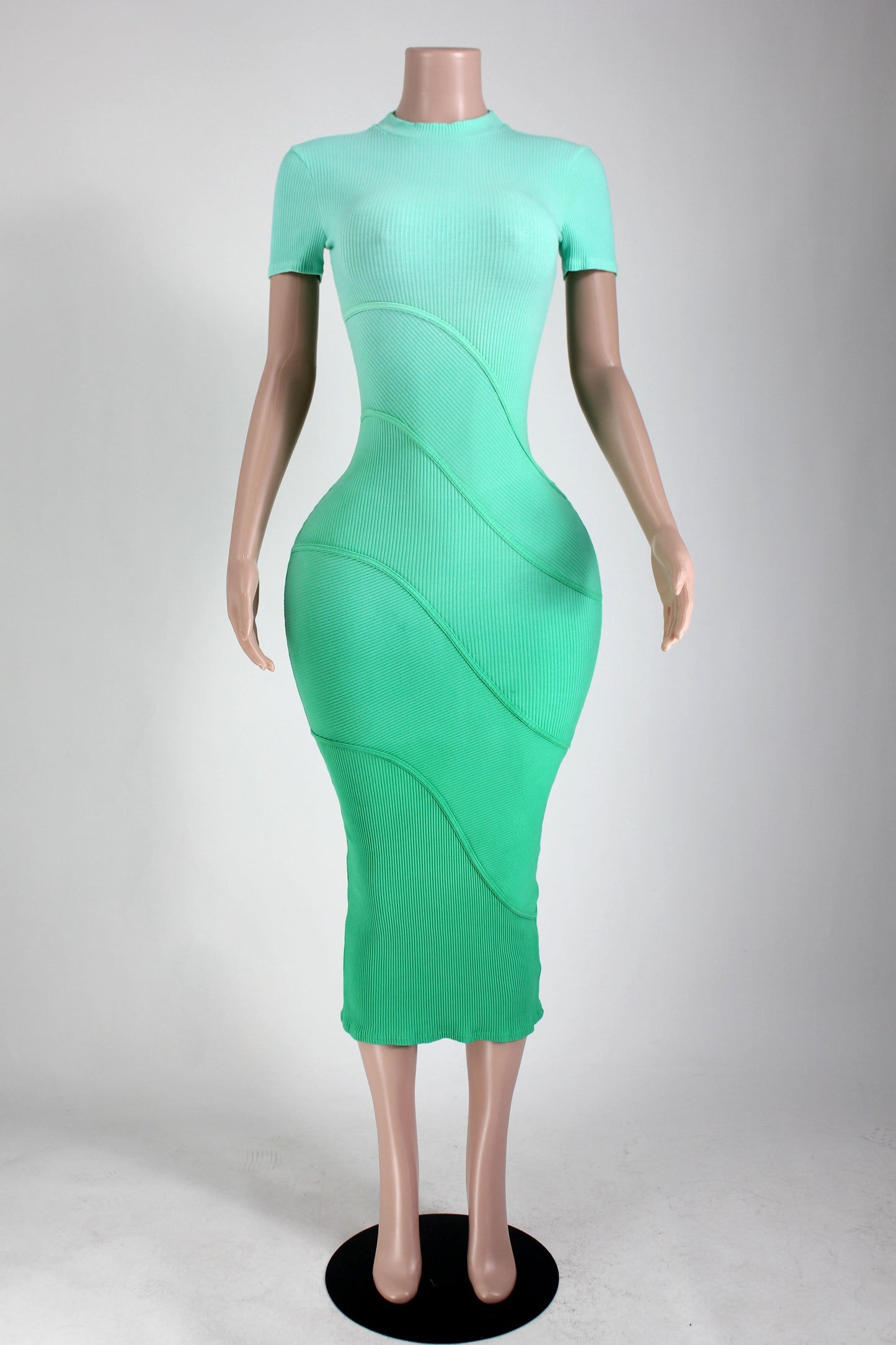 GREEN BODYCON DRESS