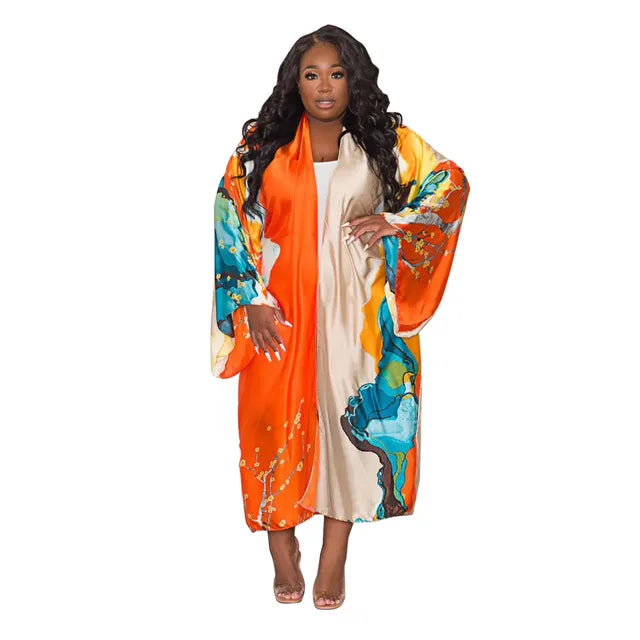 Orange Sea Kimono