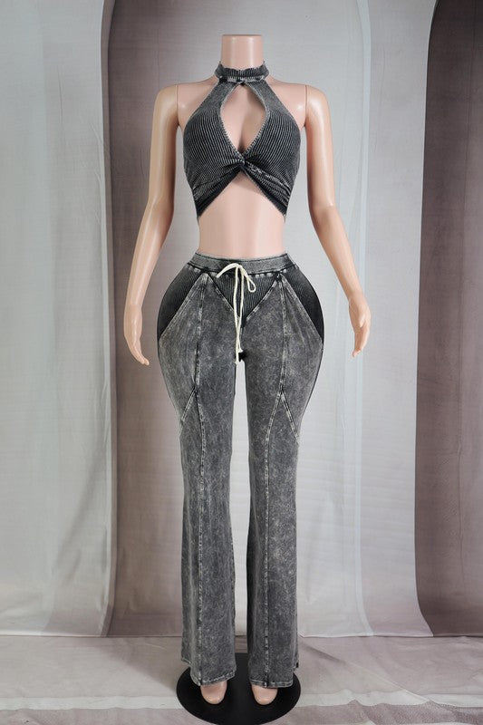 Cross Pants Set