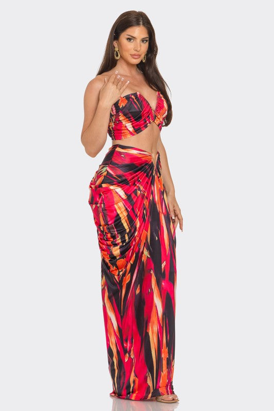 Sunset Skirt Set