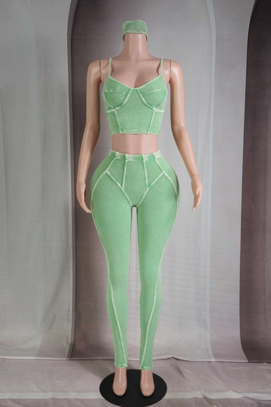 Mint Contour Tank & Legging Set