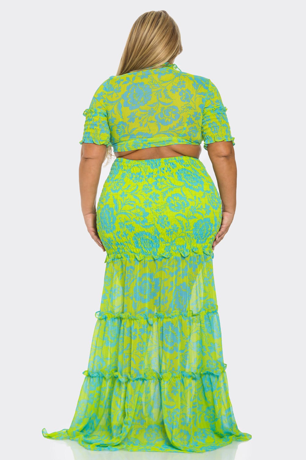 Curvy 2 PC Skirt Set